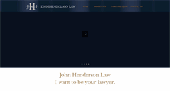 Desktop Screenshot of johnhendersonlaw.com